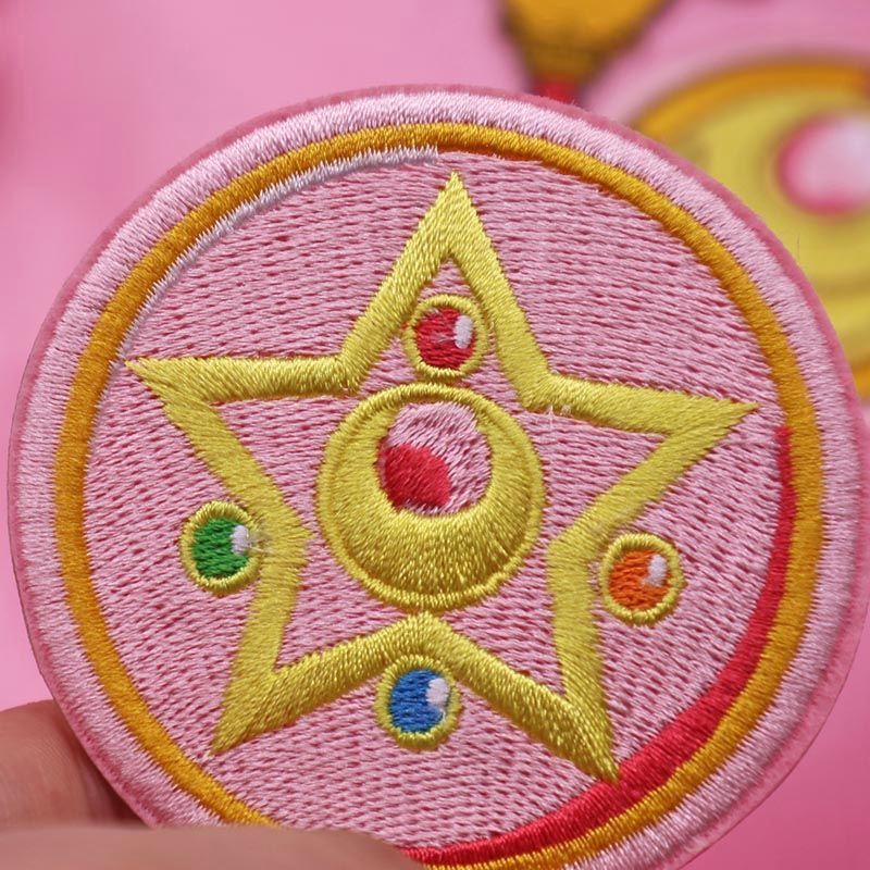 Sailor Moon Wand - Sailor lua varinha mágica shapeshifter bordado
