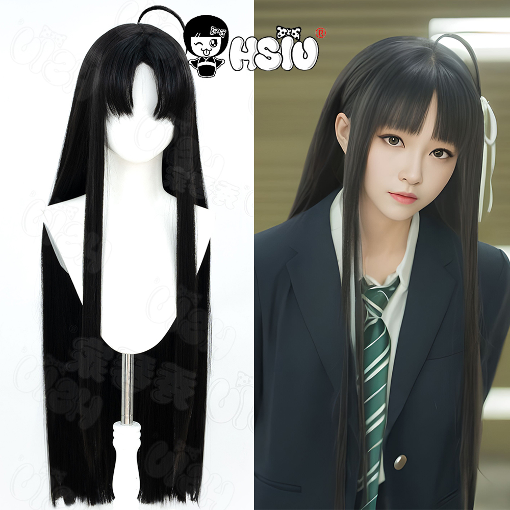 Anime Cosplay Girl With Black Hair - Awa subaru peruca cosplay hsiu 80cm