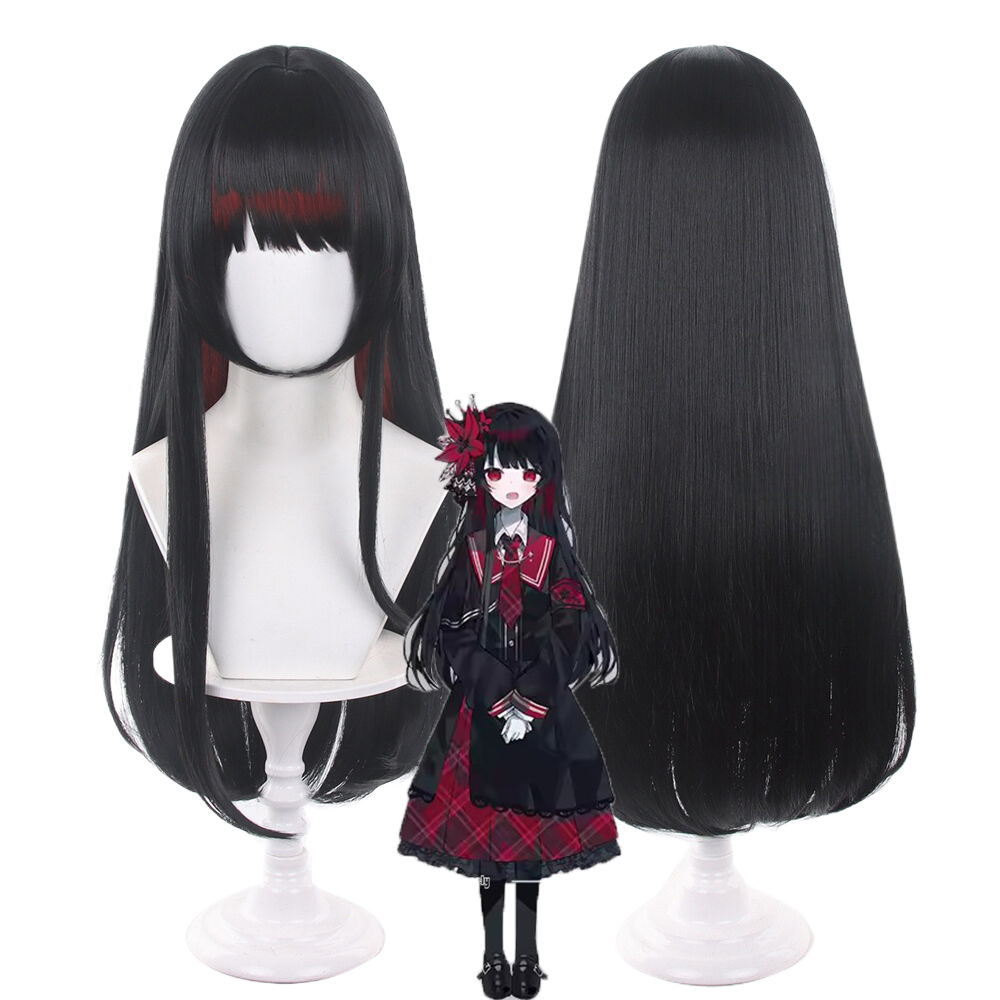 Anime Cosplay Girl With Black Hair - Peruca de Cosplay Nikaido Hiro de