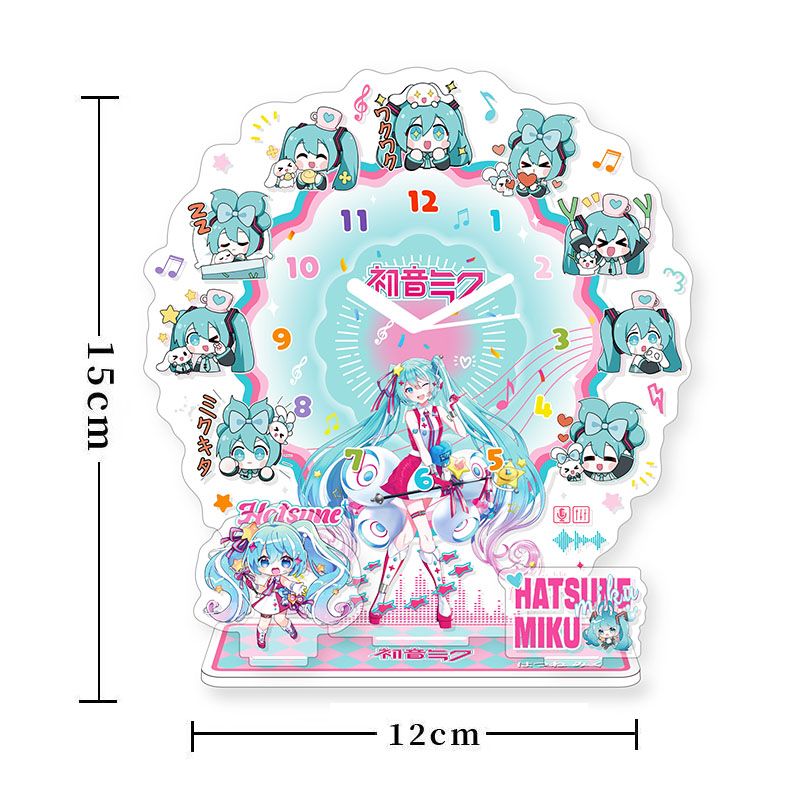 Anime Cosplay Miku - Relógio de Acrílico Hatsune Miku Anime