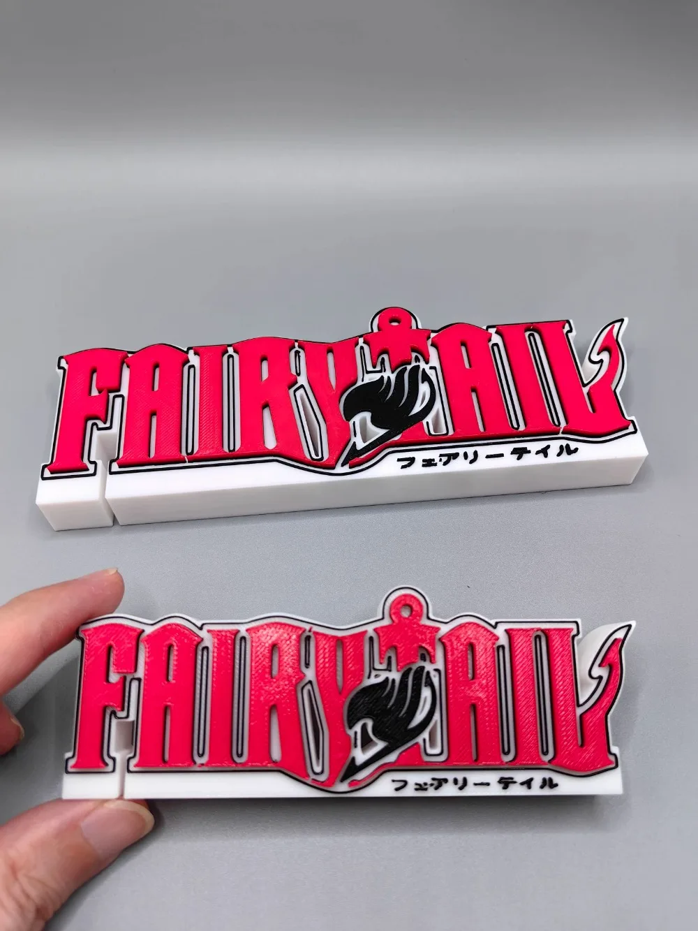 Anime Cosplay Title - Anime fairy tail 3d impresso modelo