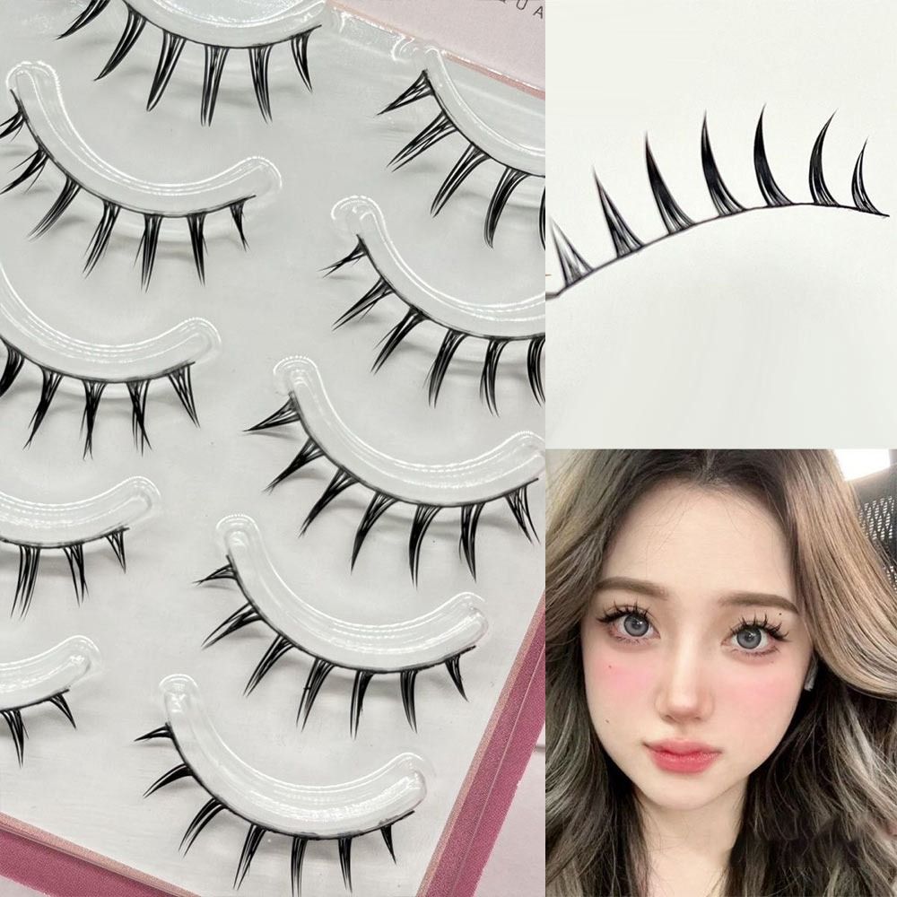 Anime Cosplay Lashes - Cílios postiços de vison falso 5