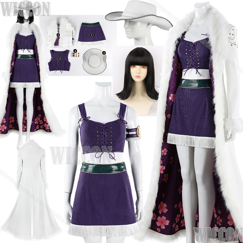 Anime Cosplay Long Black Hair - Fantasia de Cosplay Nico Anime Movie