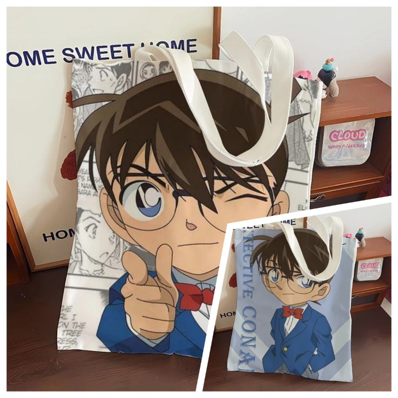 Anime Cosplay Shop - Bolsa de Lona Anime Conan Fofa,
