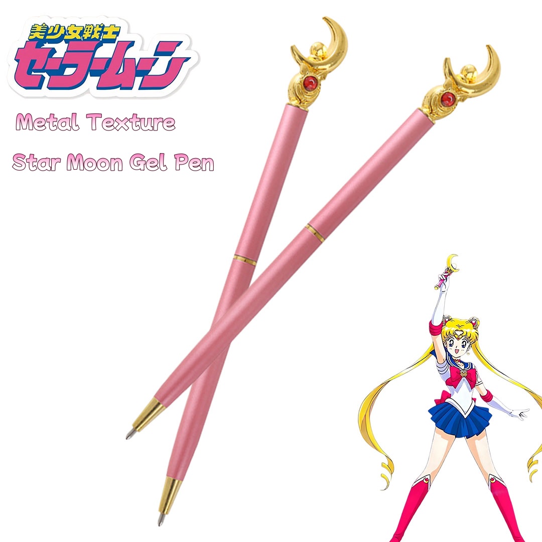 Sailor Moon Wand - Caneta Varinha Mágica Sailor Moon, 16,2cm,