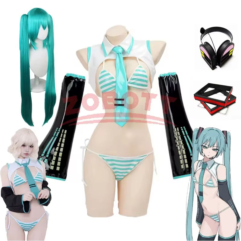 Anime Cosplay Miku - Fantasia de Cosplay Anime Miku, Traje
