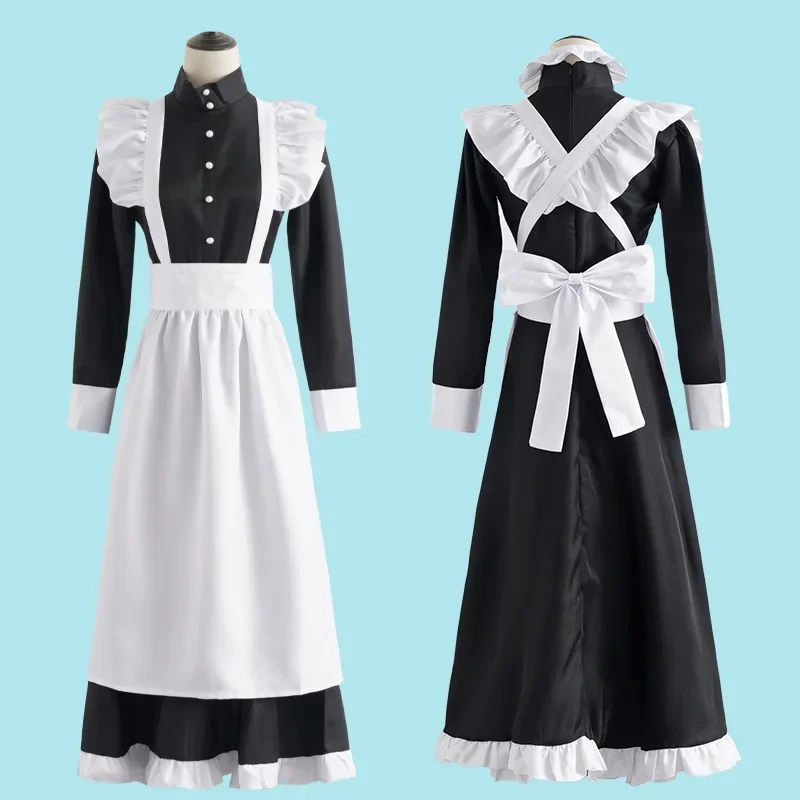 Anime Cosplay Shop - Vestido Clássico Preto e Branco Estilo