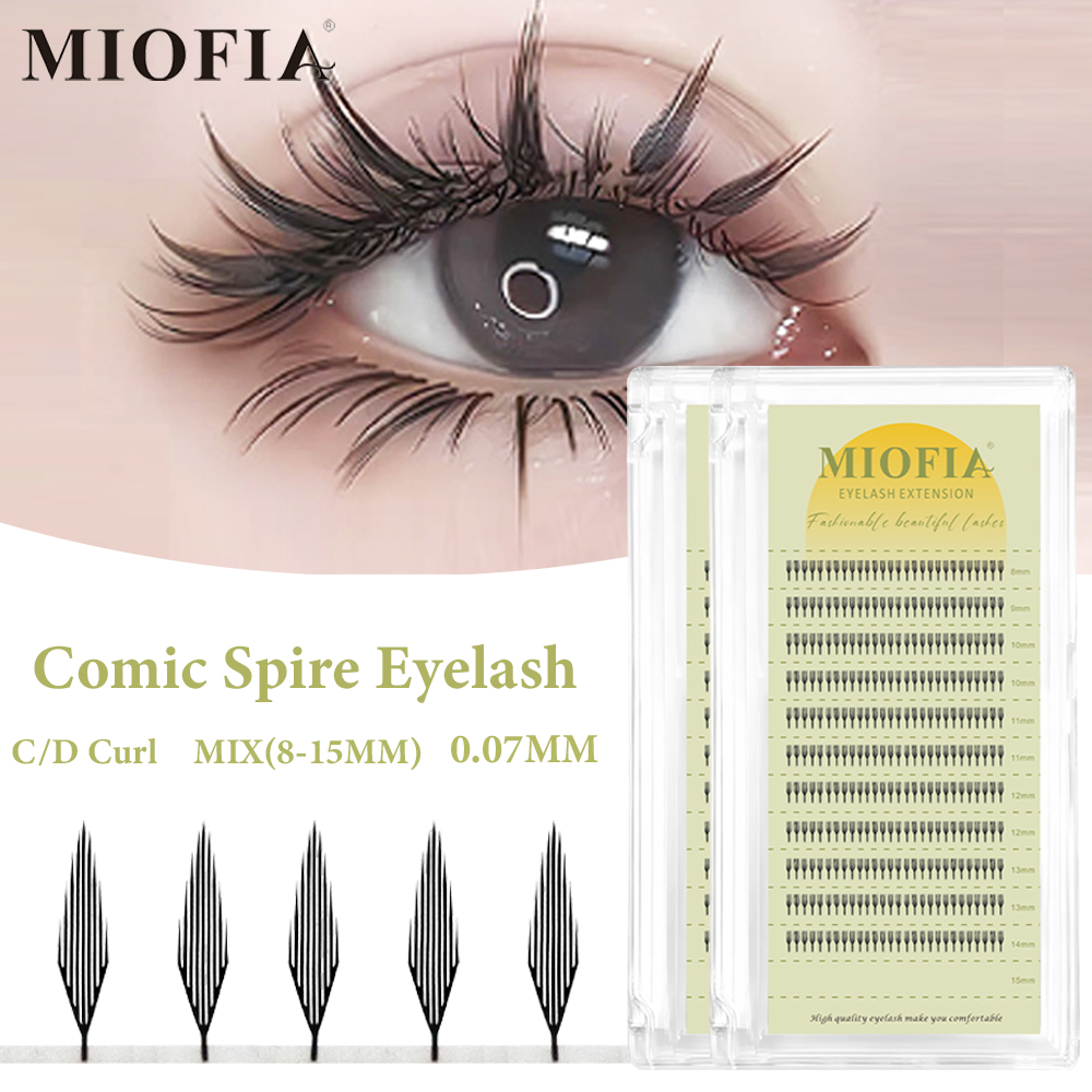 Anime Cosplay Lashes - Extensão de Cílios Anime Spire em