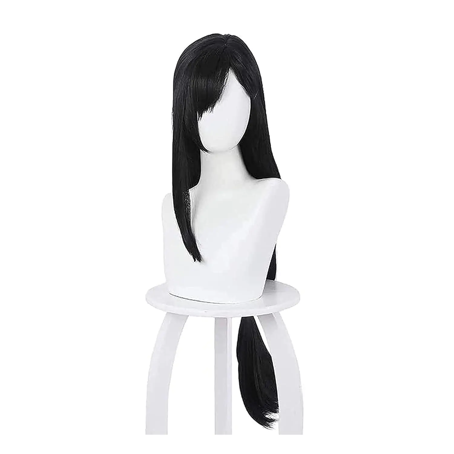 Anime Cosplay Long Black Hair - Tifa lockhart peruca cosplay anime longo