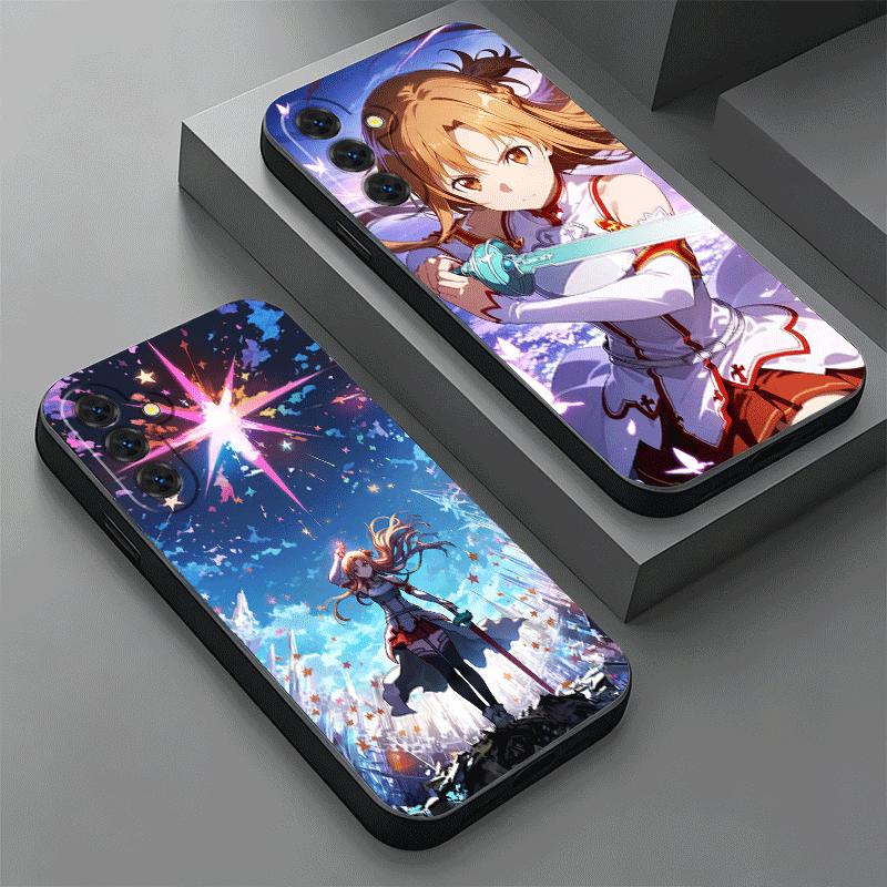 Sword Art Online Cape - Capa de Telefone Macia para Samsung