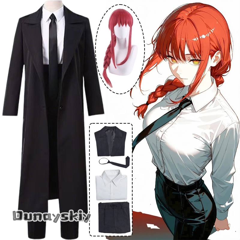Anime Cosplay Makima - Anime homem makima cosplay traje {hemera}