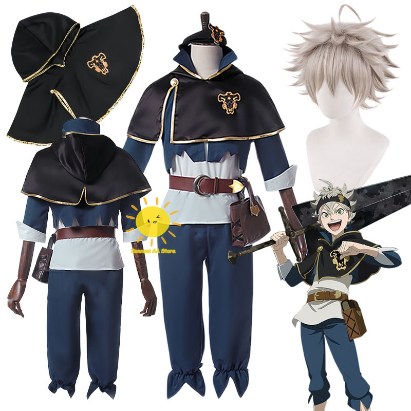 Anime Cosplay Boy - Fantasia de Cosplay Asta de Black