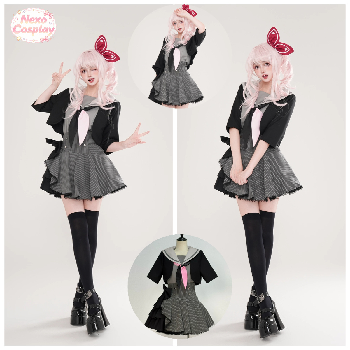 Anime Cosplay Miku - Miku: Palco Colorido! Fantasia de Cosplay