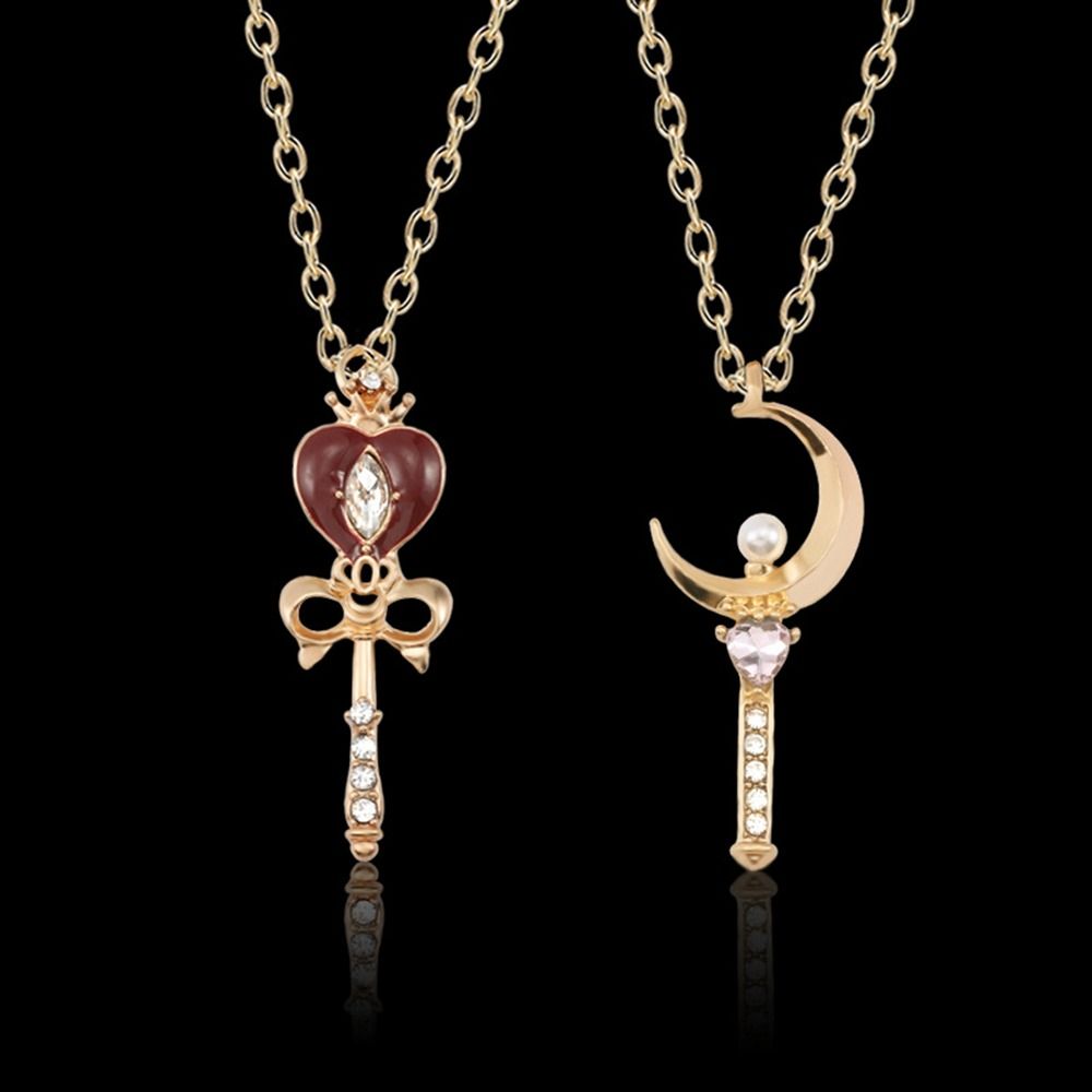 Colar pingente de cristal para - Sailor Moon Wand avaliação e preço