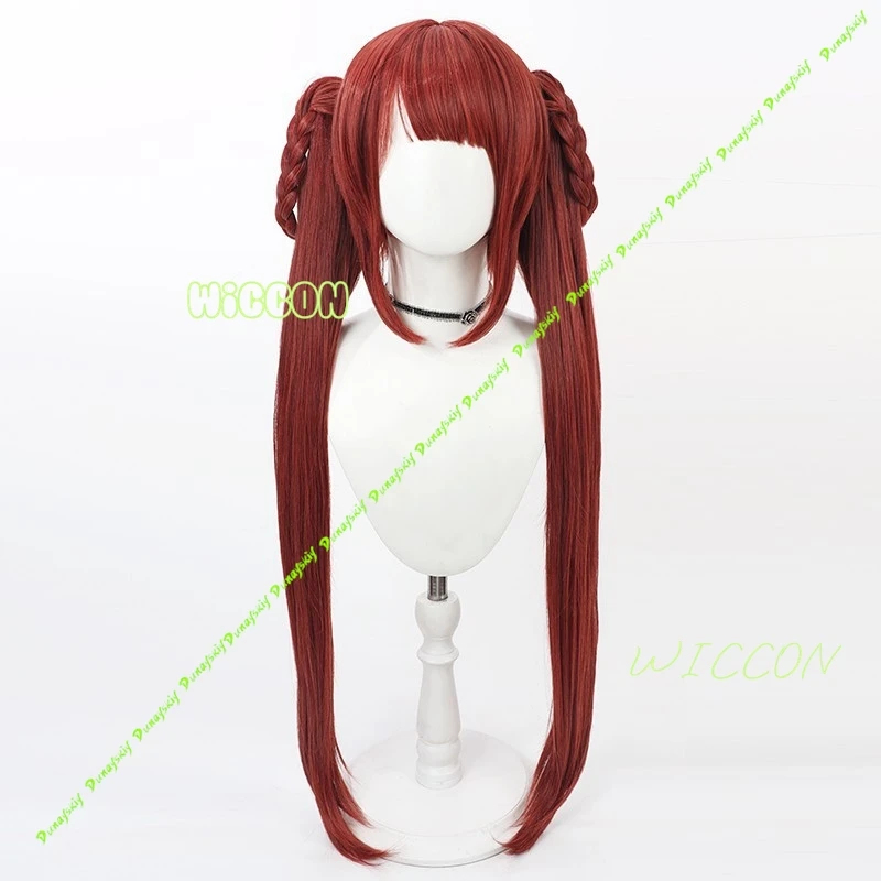 ▶ ❤ Peruca de Cosplay Gachiaku - Anime Cosplay Long Black Hair avaliação e preço