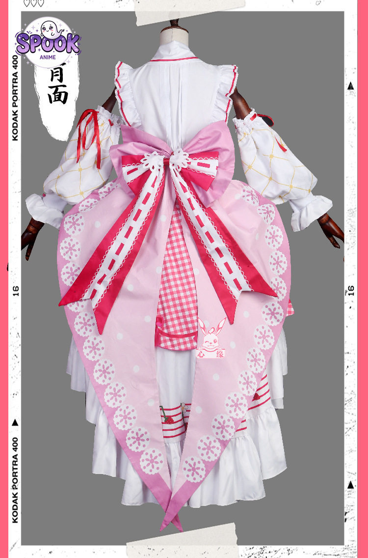 Vestido Lolita Morango 15º Ani - Anime Cosplay Miku avaliação e preço