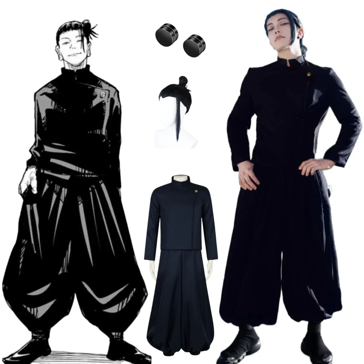 Fantasia de Cosplay Geto Sugur - Anime Cosplay Jujutsu Kaisen avaliação e preço