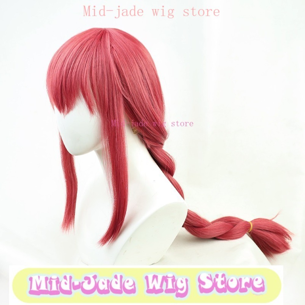 Peruca de Cosplay Makima Sinté - Anime Cosplay Makima avaliação e preço