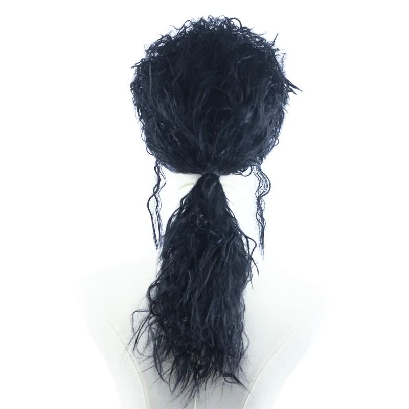 Peruca Preta MJ Michael Cospla - Anime Cosplay Long Black Hair avaliação e preço