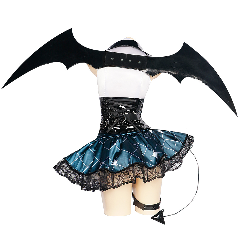 Fantasia de Cosplay Demon Miku - Anime Cosplay Miku avaliação e preço