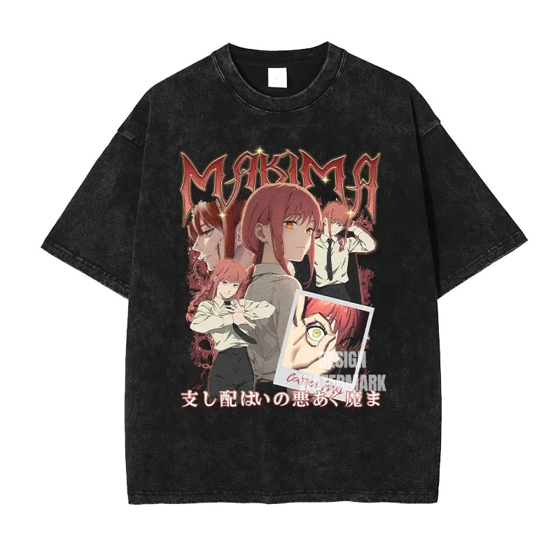 Camiseta Vintage Bandai Anime  - Anime Cosplay Makima avaliação e preço