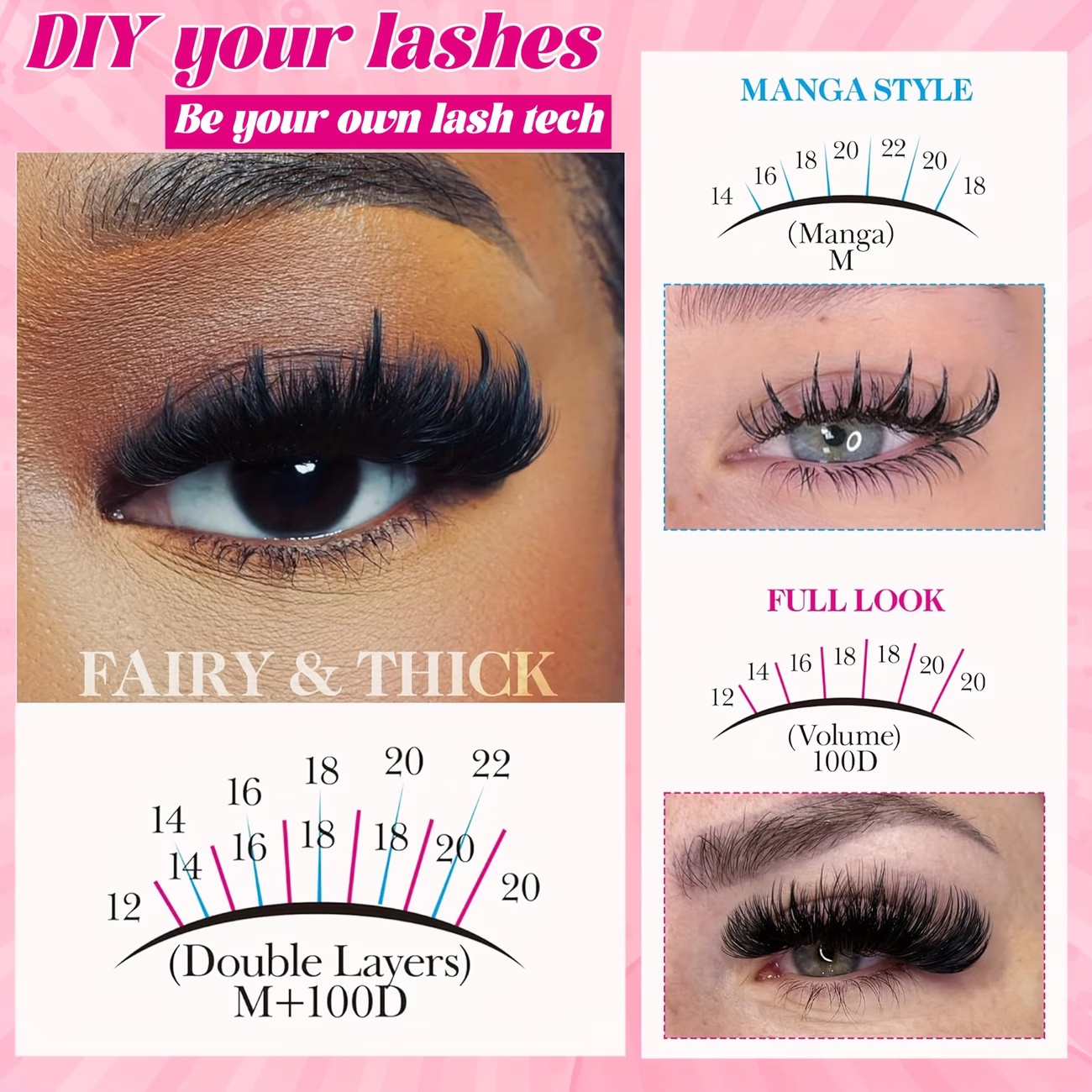 1 Caixa de Cílios Postiços em  - Anime Cosplay Lashes avaliação e preço