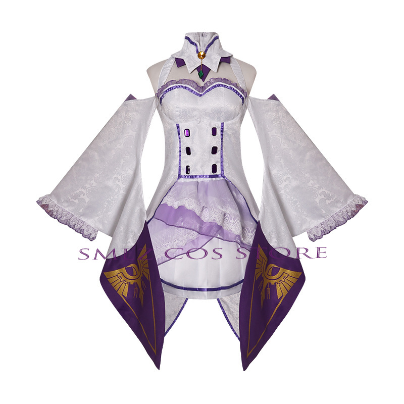 Fantasia de Cosplay Emilia do  - Anime Cosplay Dresses avaliação e preço