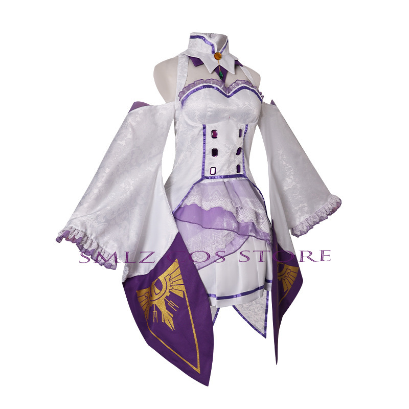 Fantasia de Cosplay Emilia do  - Anime Cosplay Dresses avaliação e preço