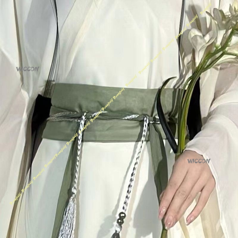 Hanfu chinês de manga larga co - Anime Cosplay Girl With Black Hair avaliação e preço
