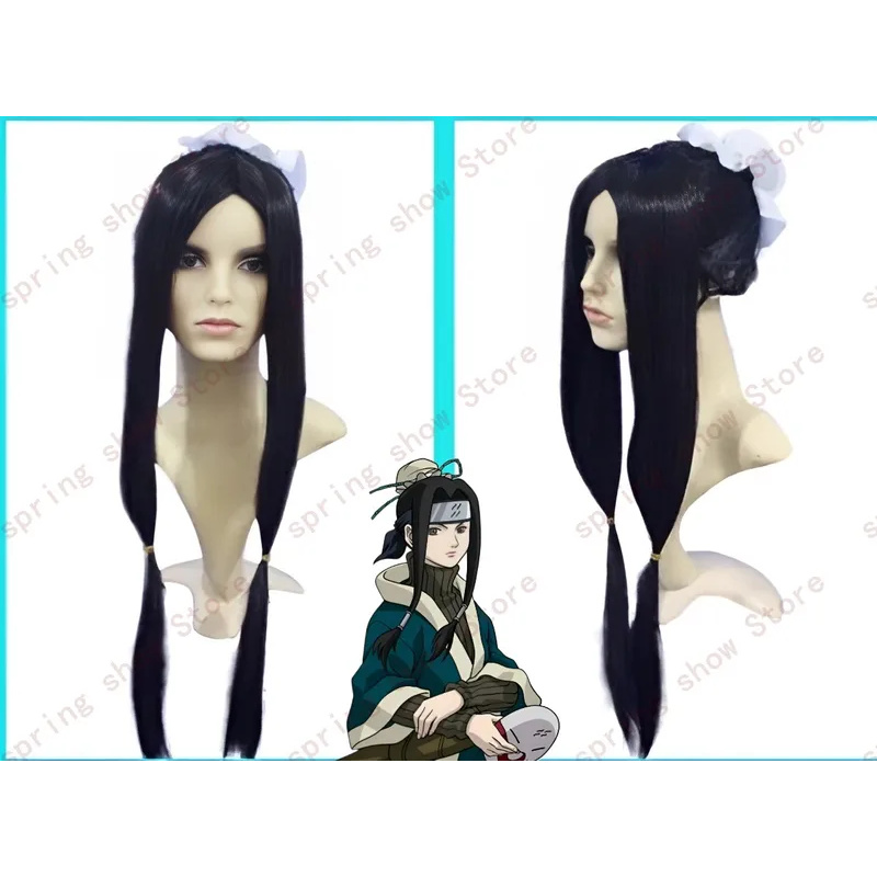 Dy20jp anime terra de água yuk - Anime Cosplay Long Black Hair avaliação e preço