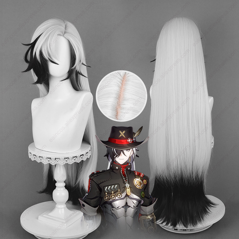 HSR-Boothill Cosplay Wig, Long - Anime Cosplay Long Black Hair avaliação e preço