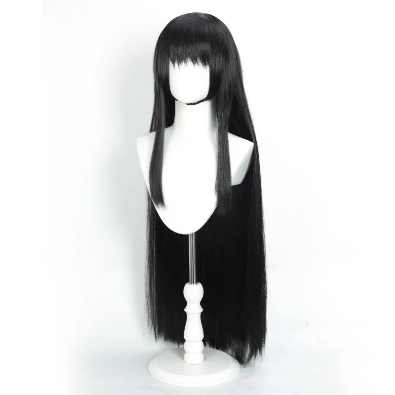 2025 11 peruca gótica taro ani - Anime Cosplay Girl With Black Hair avaliação e preço