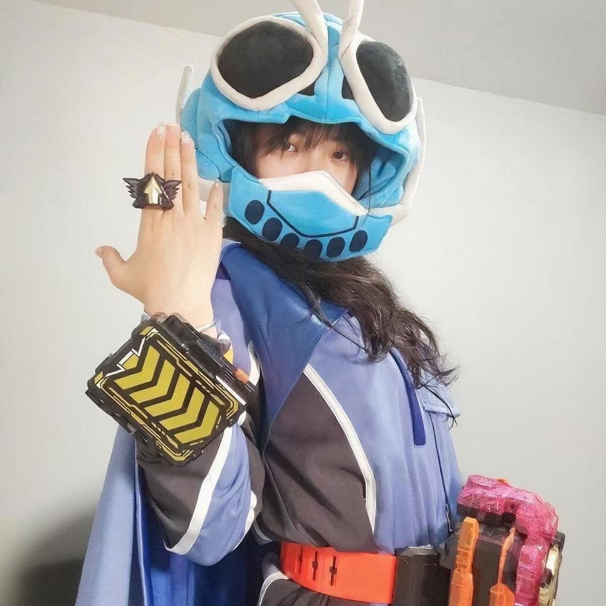 Capuz de pelúcia Kamen Rider G - Anime Cosplay Kamen Rider avaliação e preço