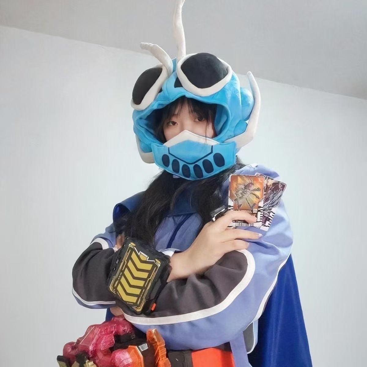 Capuz de pelúcia Kamen Rider G - Anime Cosplay Kamen Rider avaliação e preço