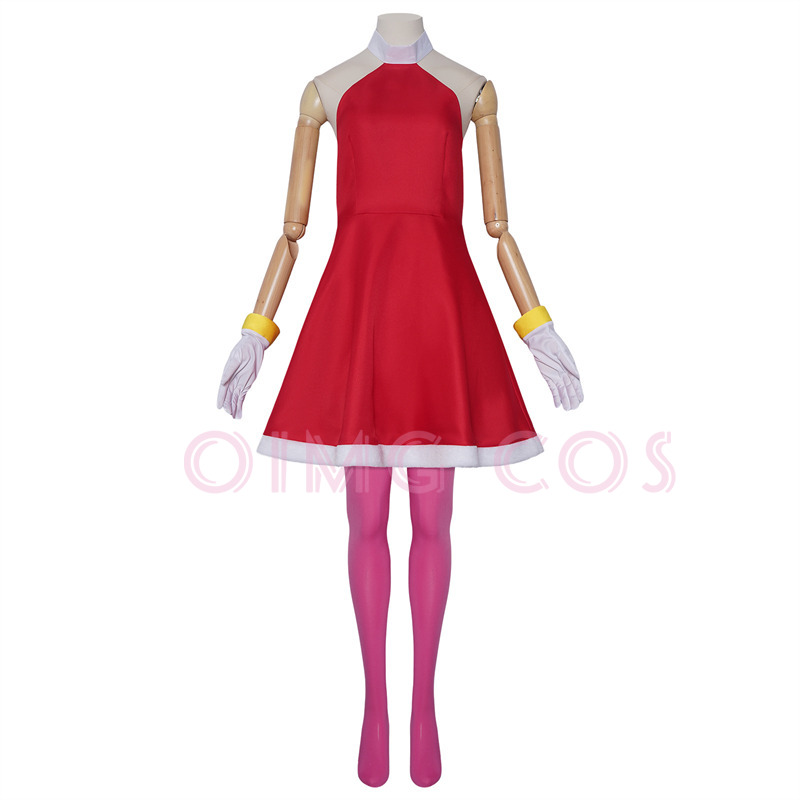 Fantasia Cosplay Amy Rose Adul - Anime Cosplay Dresses avaliação e preço