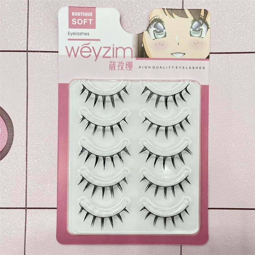 Cílios postiços de vison falso - Anime Cosplay Lashes avaliação e preço