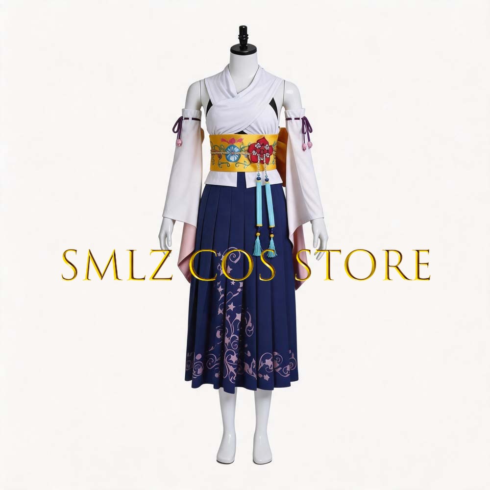 Fantasia Cosplay Yuna FF10 X S - Anime Cosplay Dresses avaliação e preço