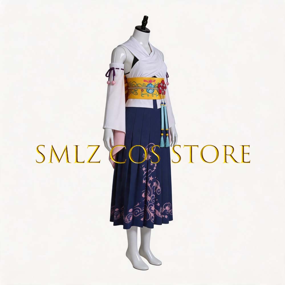 Fantasia Cosplay Yuna FF10 X S - Anime Cosplay Dresses avaliação e preço