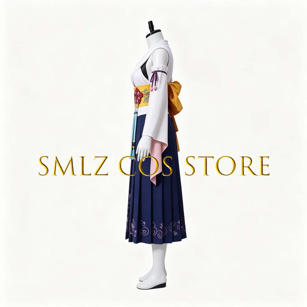 Fantasia Cosplay Yuna FF10 X S - Anime Cosplay Dresses avaliação e preço