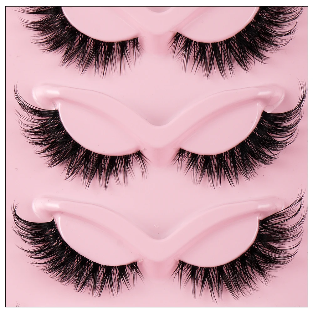 Cílios Postiços 3D Naturais Ca - Anime Cosplay Lashes avaliação e preço