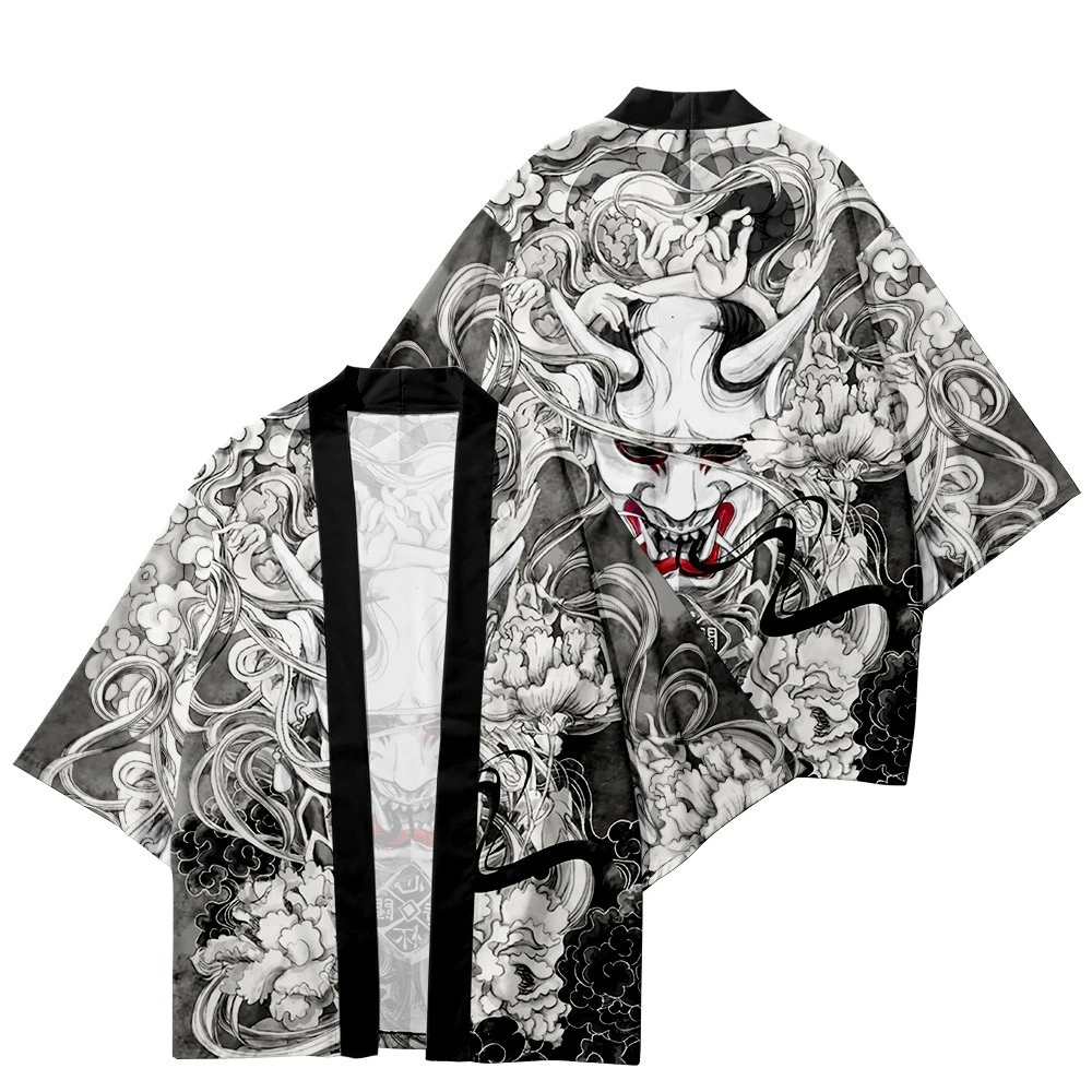 Demônio impressão samurai cami - Asian Cosplay Anime avaliação e preço