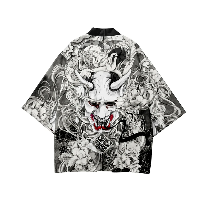 Demônio impressão samurai cami - Asian Cosplay Anime avaliação e preço
