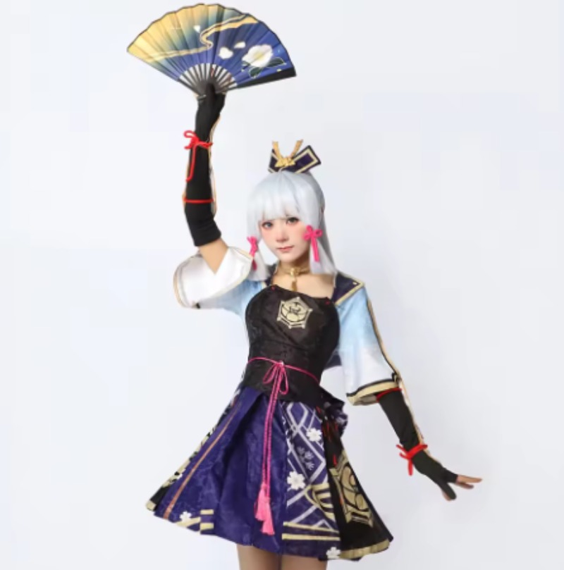 Kamisato ayaka cosplay kostüm  - Anime Cosplay Dresses avaliação e preço