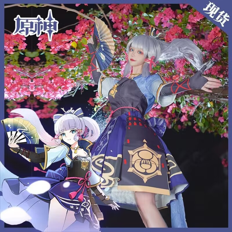 Kamisato ayaka cosplay kostüm  - Anime Cosplay Dresses avaliação e preço