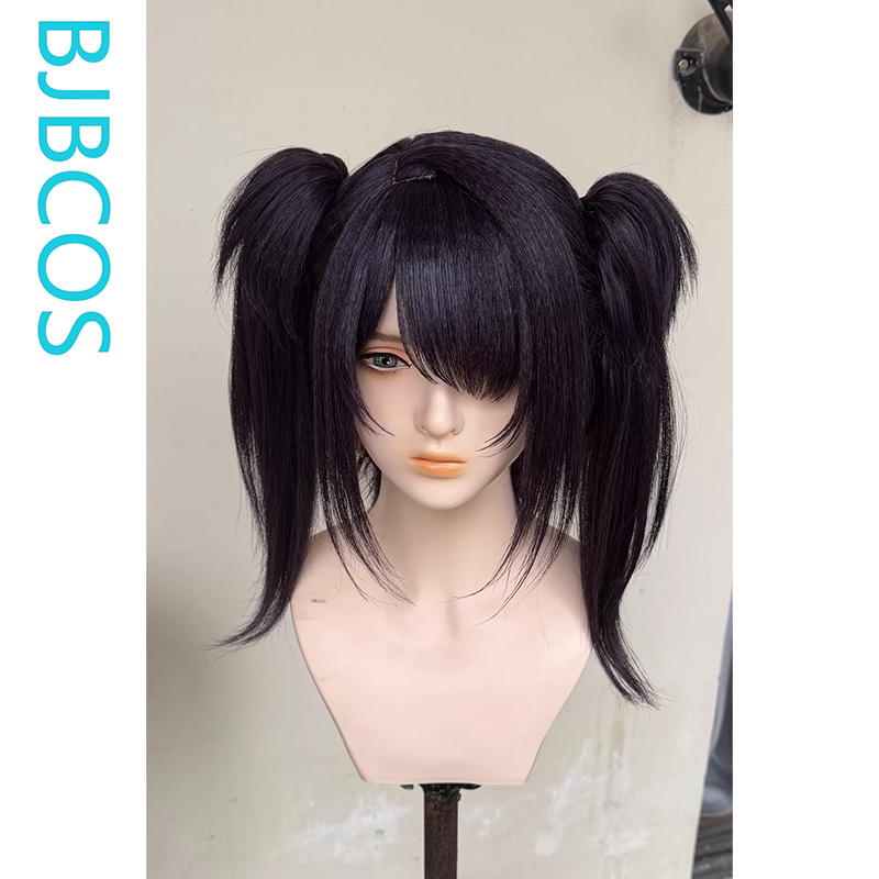 Peruca Estilizada ‌ Peruca de  - Anime Cosplay Girl With Black Hair avaliação e preço