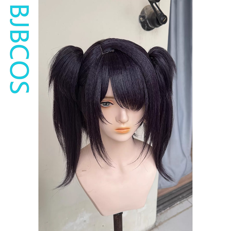 Peruca Estilizada ‌ Peruca de  - Anime Cosplay Girl With Black Hair avaliação e preço