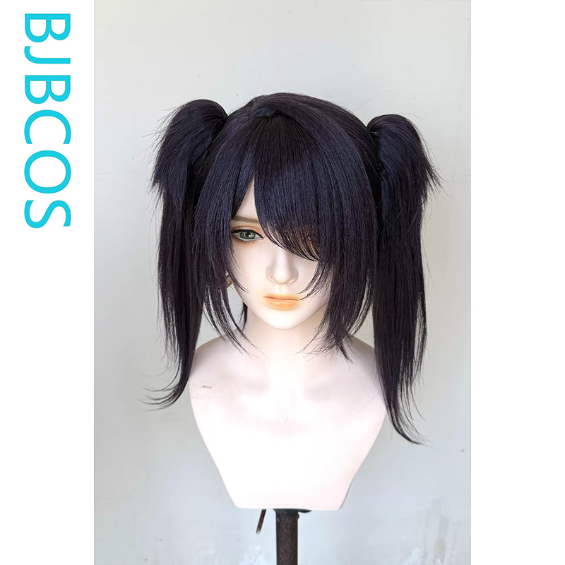 Peruca Estilizada ‌ Peruca de  - Anime Cosplay Girl With Black Hair avaliação e preço