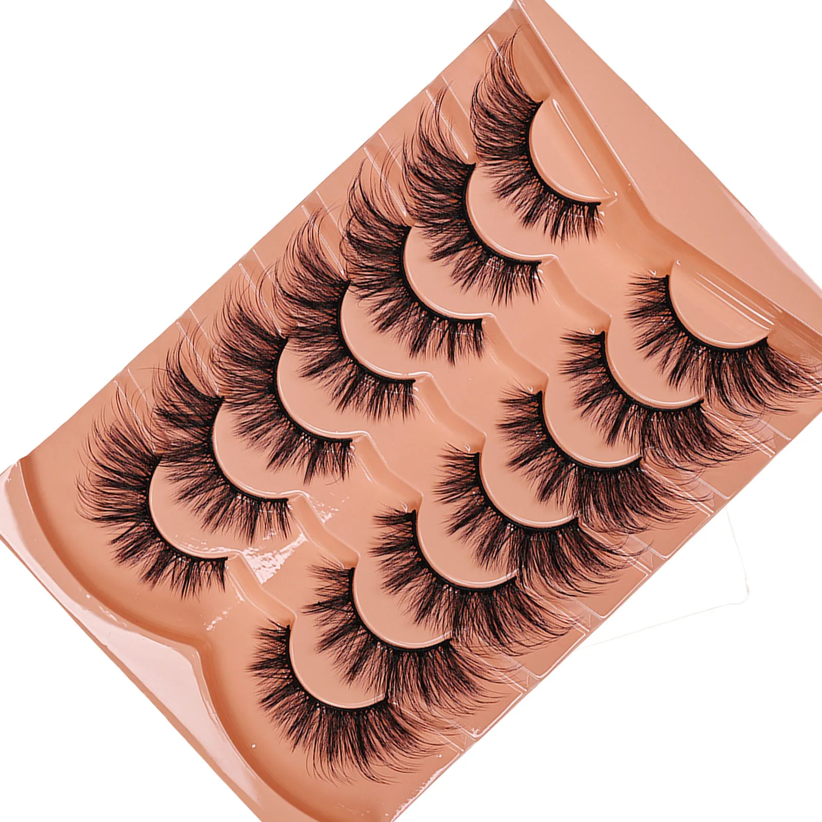 7 pares de cílios postiços Cat - Anime Cosplay Lashes avaliação e preço