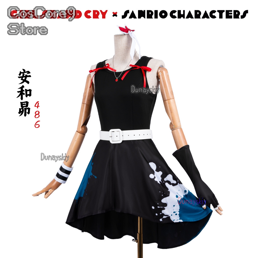 Subaru Awa Cosplay ktaVestido  - Anime Cosplay Girl With Black Hair avaliação e preço