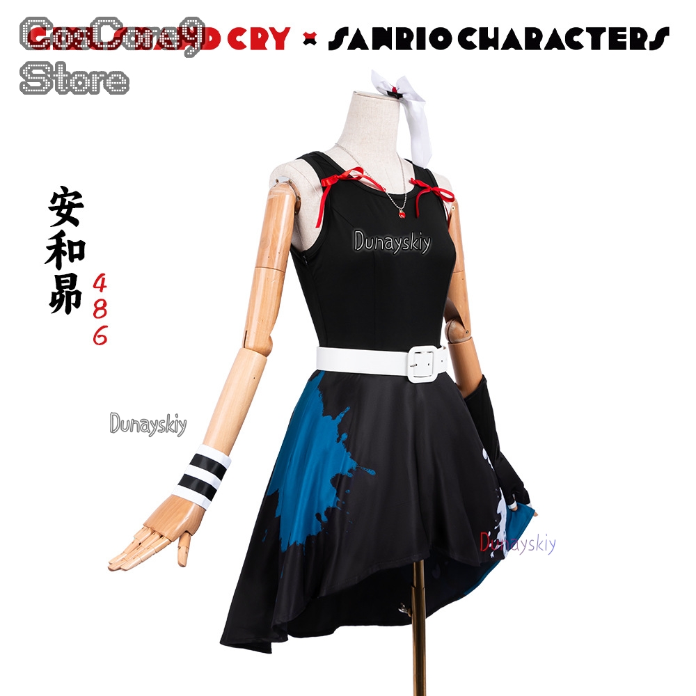 Subaru Awa Cosplay ktaVestido  - Anime Cosplay Girl With Black Hair avaliação e preço